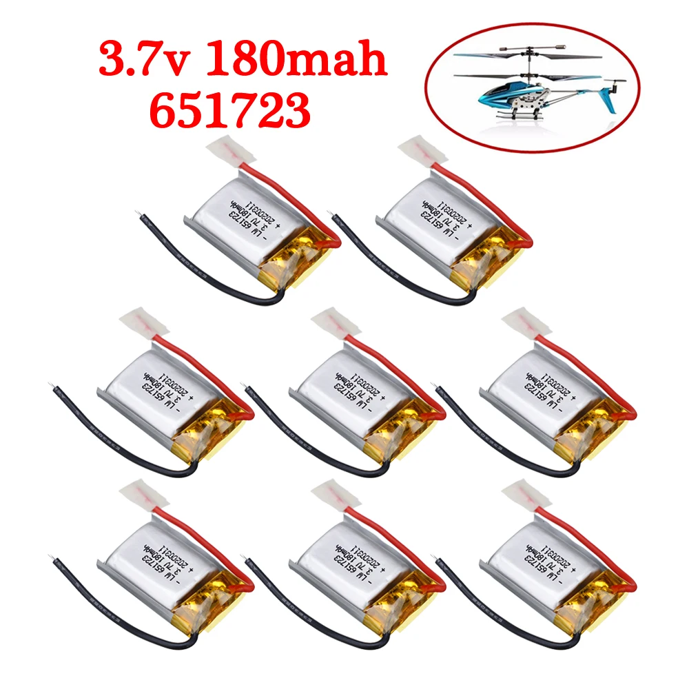 Батарея 3 7 в 180 мАч для Syma S109G S111G MJXRC X900 X901 вертолет с дистанционным управлением