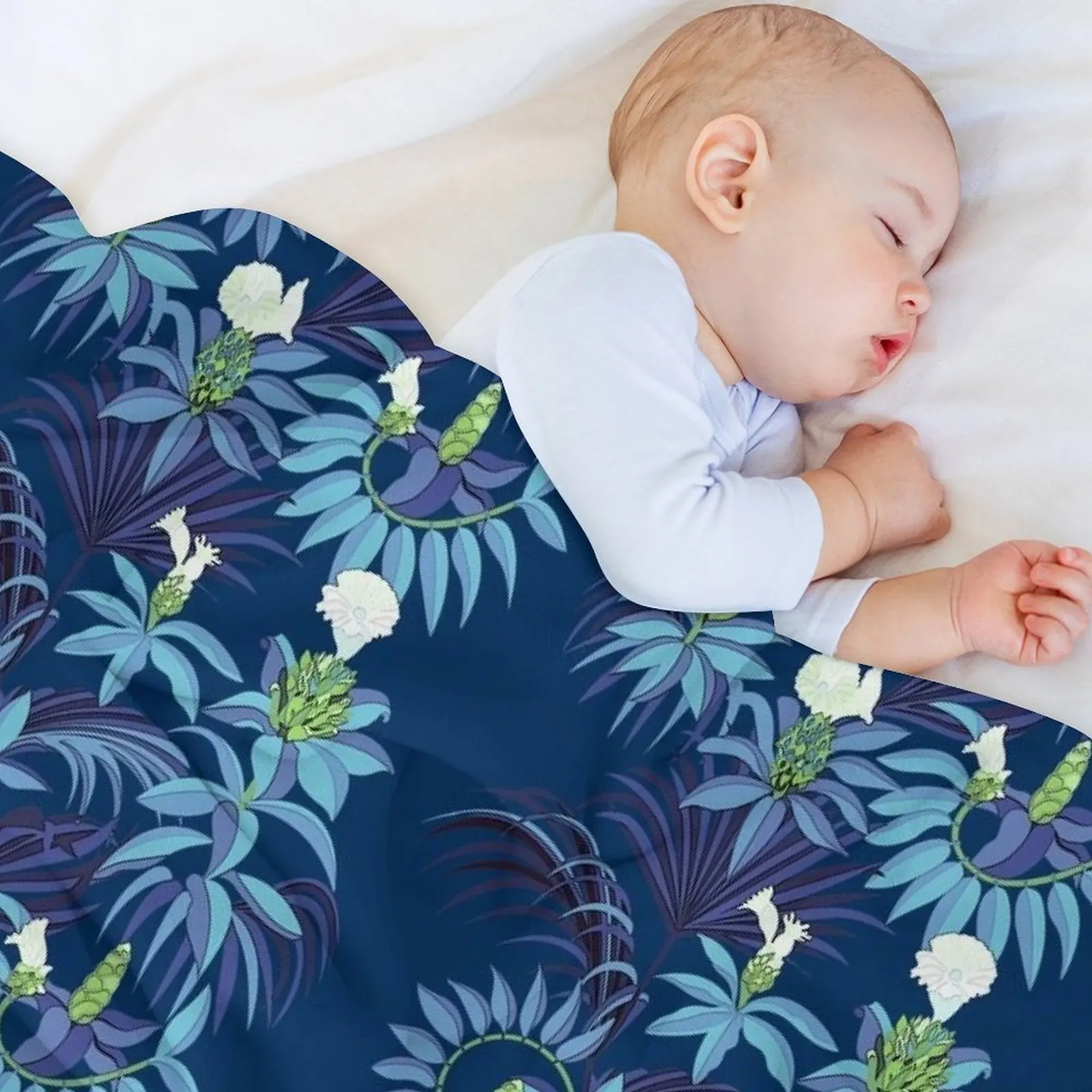 Жардин Exotique (глубокий океан) плед одеяло теплые зимние летние постельные