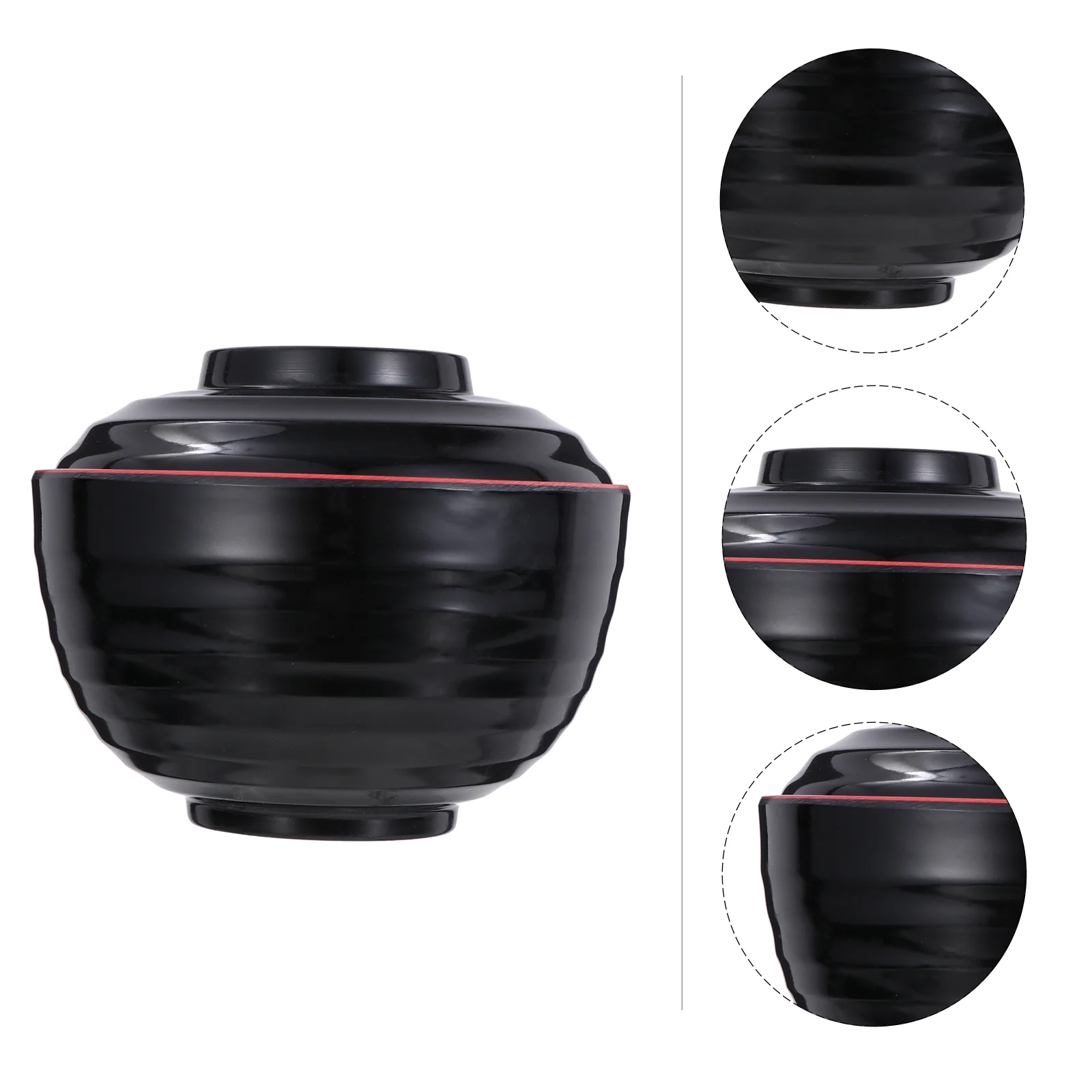 2 шт. миска в японском стиле мисо рамэн лапша с крышками мини-еда имитация