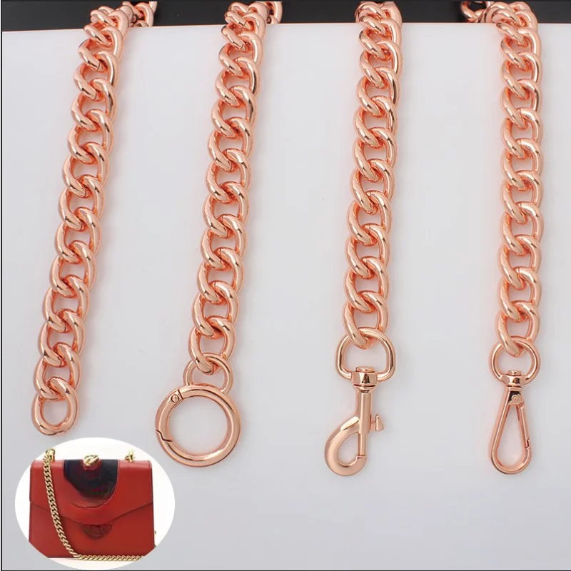 120cm/100cm/60cm 13mm 17mm Convenient Metal Purse Chain Strap Handle Replacement Chain Handbag Shoulder Bag Chain Accessories