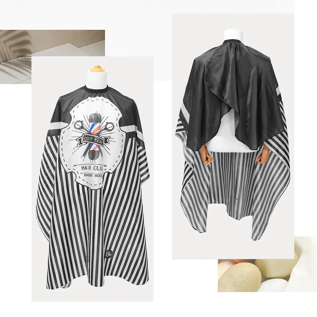 Накидки для парикмахерских с регулируемым вырезом профессиональный