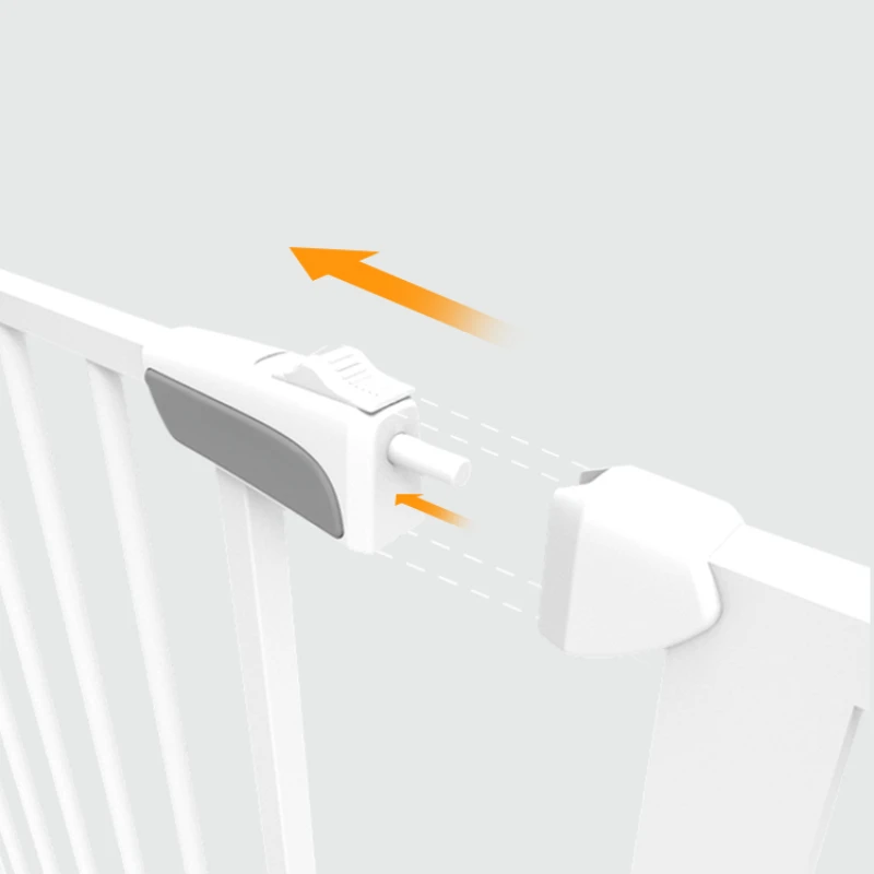 Безопасный масштабируемый держатель для собак из бамбука, широко складывающийся, размер 76 дюймов, очень большой, Детские ворота