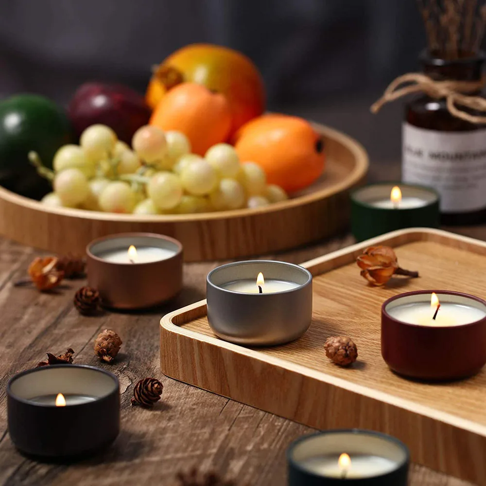 Круглые контейнеры для свечей 50 мл 30 шт