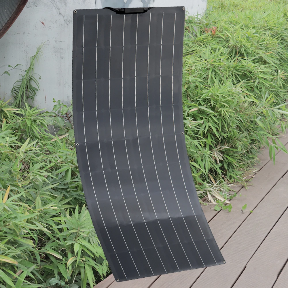 Солнечная панель ETFE 300 Вт, 150 Вт, 100 Вт, 12v в комплекте, полная фотоэлектрическая панель для автомобиля, дома, кемпера, фургона, яхты, водонепроницаемая, 1000 Вт