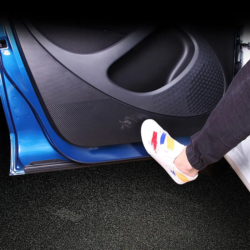 Фото 2 шт. защитных накладок на двери автомобиля против царапин для Smart 453 Fortwo Forfour, аксессуары для автомобиля, декоративная наклейка, устойчивая к пятнам. №2