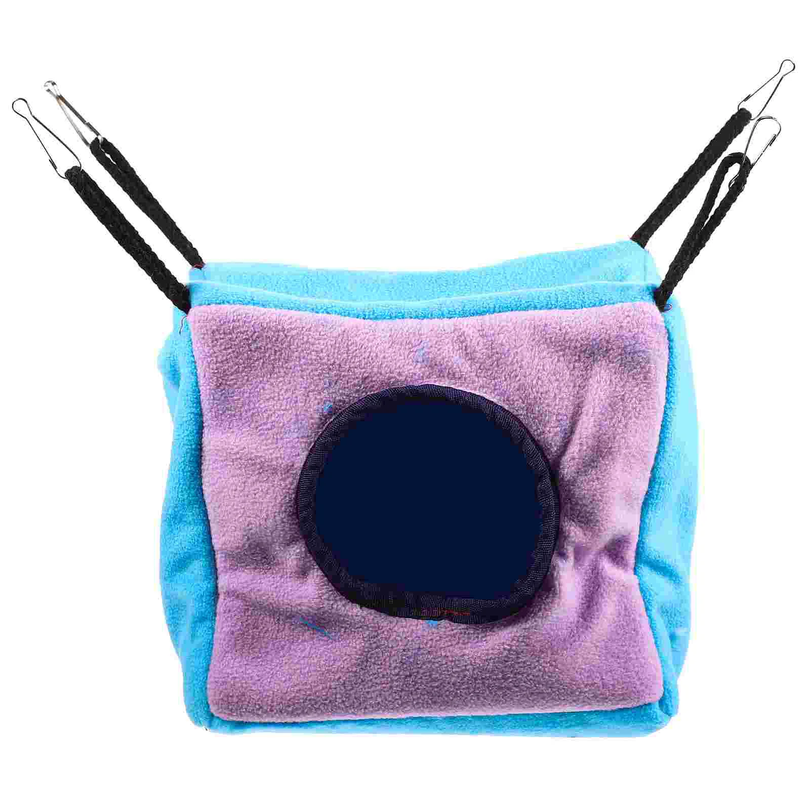 

Hamster Bed Hammock Hanging Pet Chinchillaguinea Cagewinter Squirrel Comfortable Accessory Warm Hedgehog Small Sleeping House