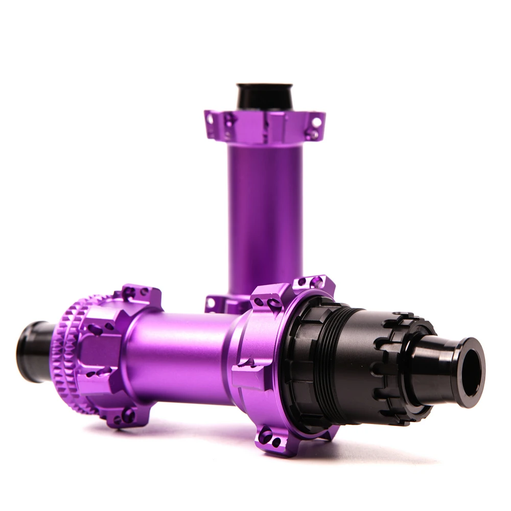 Фиолетовый розовый Ступица дорожного диска 36T Star Ratchet с 24 отверстиями прямой