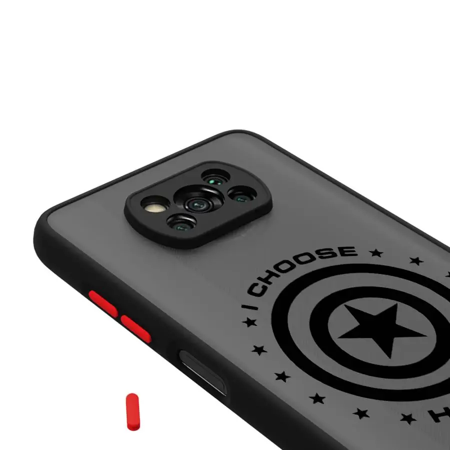 Чехол для телефона Xiaomi Redmi 12C 10A 12 13C 10 10C A1+ A2 Plus 9 9A 9C 9T K40 Pro Marvel Iron Hero Logo Soft Cover Capa