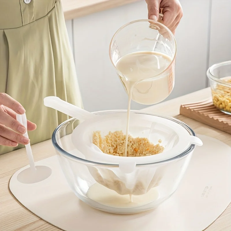 1 шт. ложка-фильтр для еды с двойными ушками сетка-фильтр дуршлаг зернистое соевое