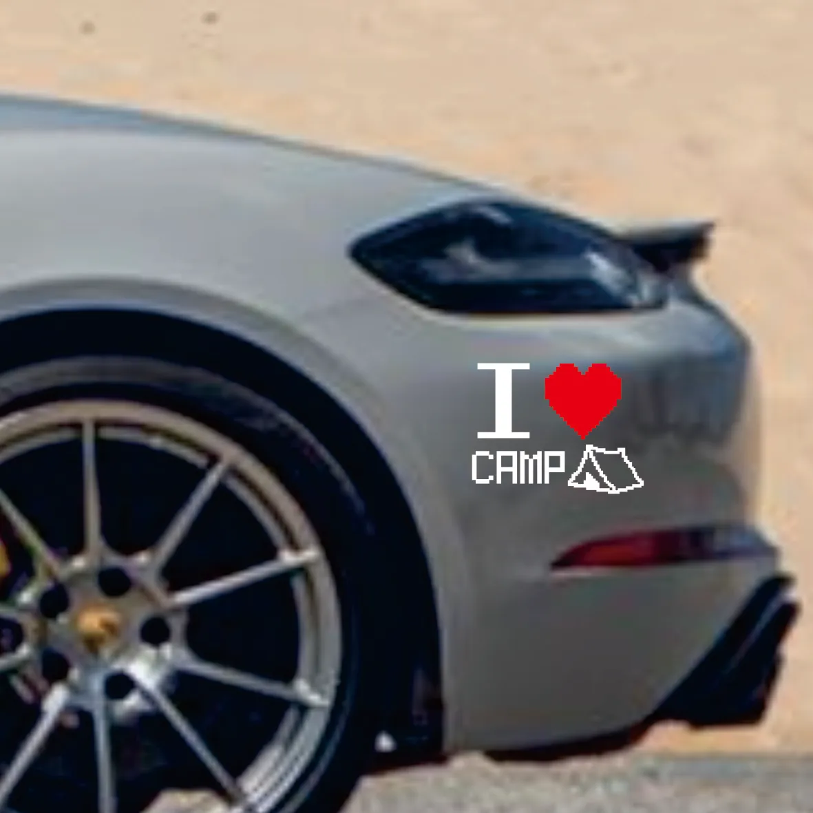 I LOVE camping Car Sticker Motorcycle Decals Styling Accessories DIY Auto Truck StickerWaterproof and non debonding