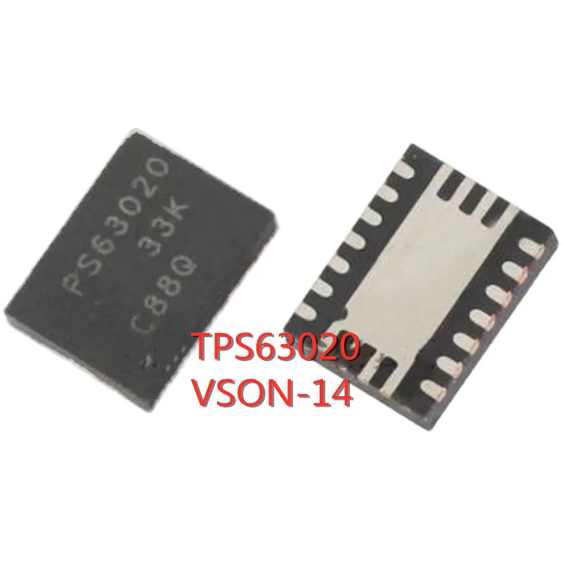 

5PCS/LOT TPS63020DSJR TPS63020 PS63020 VSON-14 SMD Switch Buck-Boost Converter Chip In Stock NEW original IC