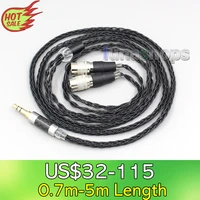 ln006449 2 5mm 3 5mm xlr balanced 8 core occ silver mixed headphone cable for mr speakers ether alpha dog prime