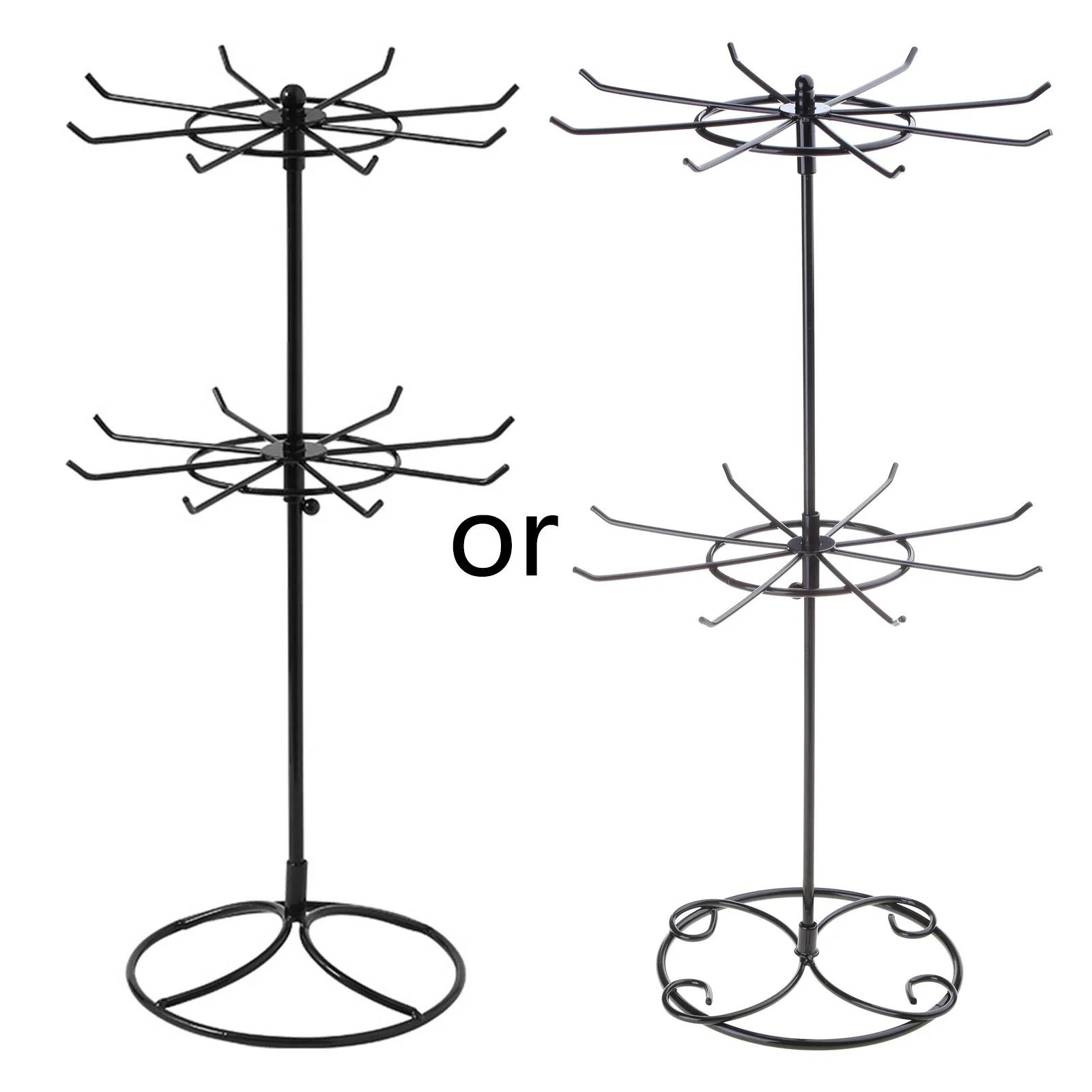 

Двухуровневая вращающаяся вешалка для украшений JAVRICK