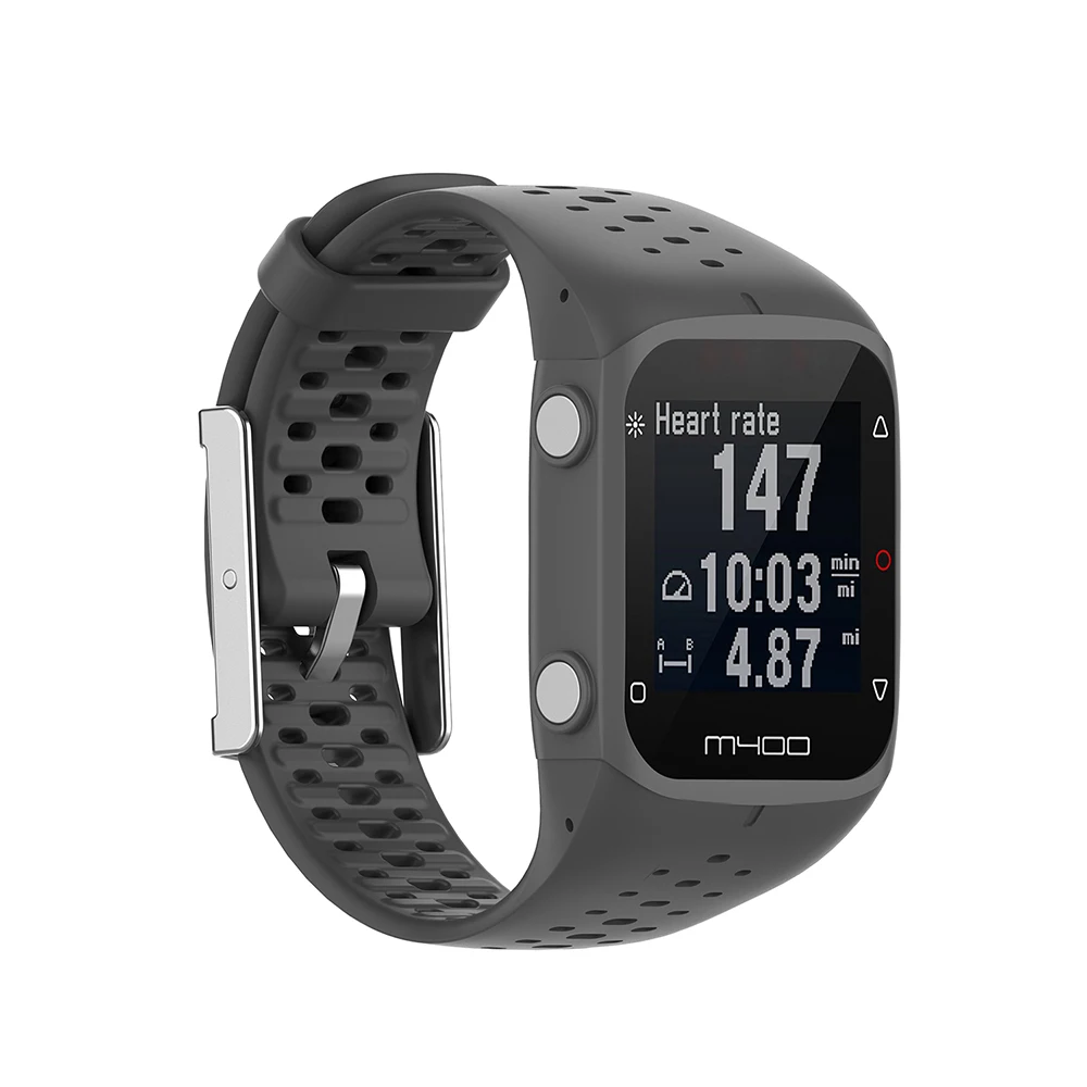 Фото Силиконовый ремешок для GPS-часов Polar M400 M430, сменный ремешок для спортивных умных часов Polar M400, браслет с инструментом №4