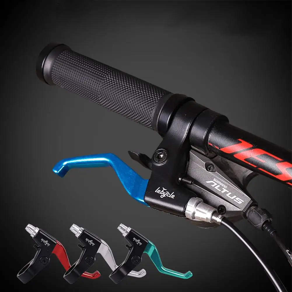 

YOUZI 1 Pair Universal Bicycle Brake Lever Handle Aluminum Alloy Mountain Mtb Bike Disc Brake Parts Bike Accessories