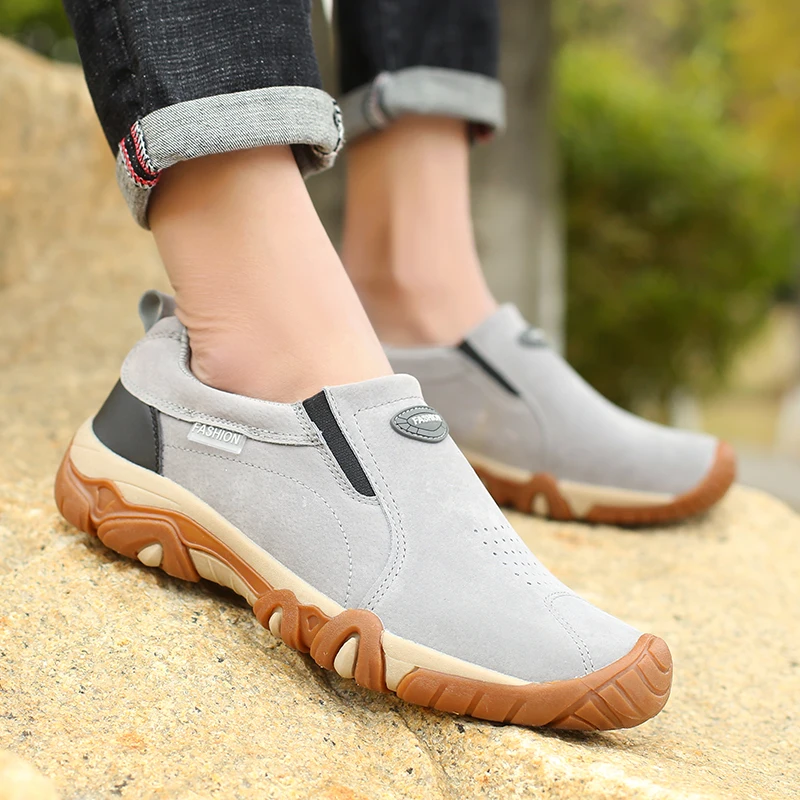

2022 New Casual Shoes Men Sneakers Outdoor Walking Shoes Loafers Men Comfortable Male Footwear Light beef tendon Bottom Shoes