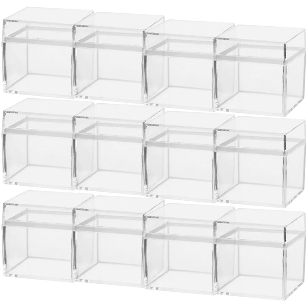 

12 Pcs Wedding Gift Box Containers Toys Jewelry Boxes Toy Containers Display Box Medicine Storage Container Mini Cupcake Boxes