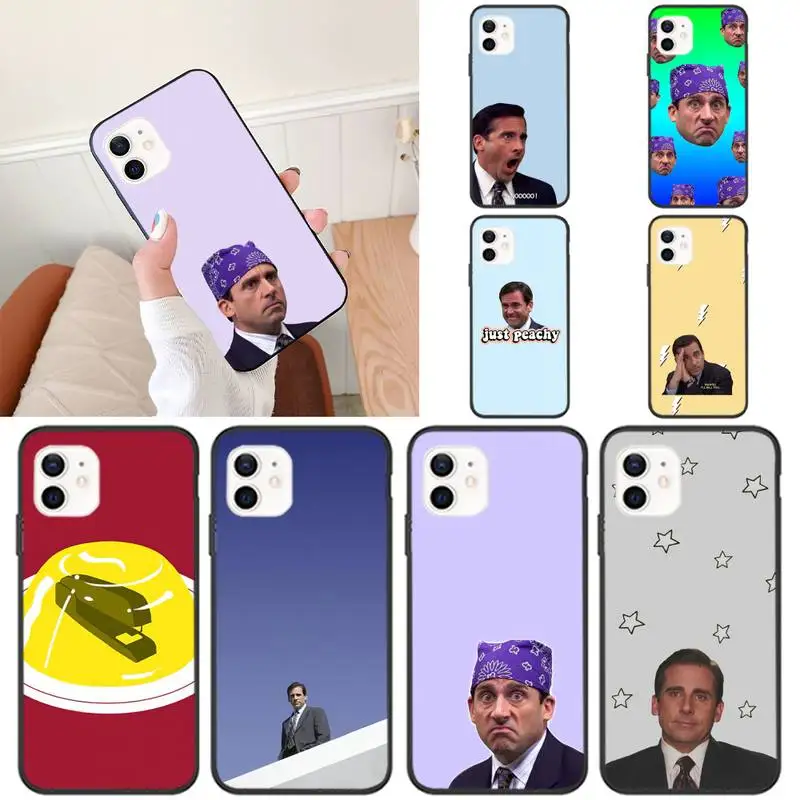 

Забавный чехол Майкл-Скотт для телефона в офисе для iPhone 11 12 Mini 13 Pro XS Max X 8 7 6s Plus 5 SE XR