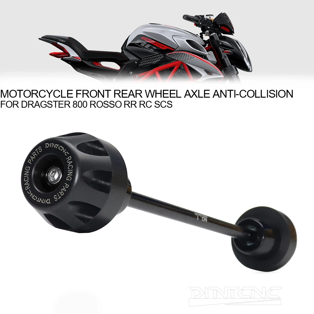 

For MV Agusta DRAGSTER 800 ROSSO RR RC SCS 798CC 2023 2022 Motorcycle Front Rear Wheel Axle Anti-Collision Slider Accessories