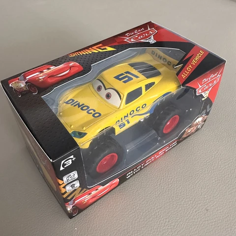 Модель Автомобиля Disney Cars 4, Молния Маккуин С Подсветкой, Инерционное Игрушечное Колесо, Подарок Для Детей