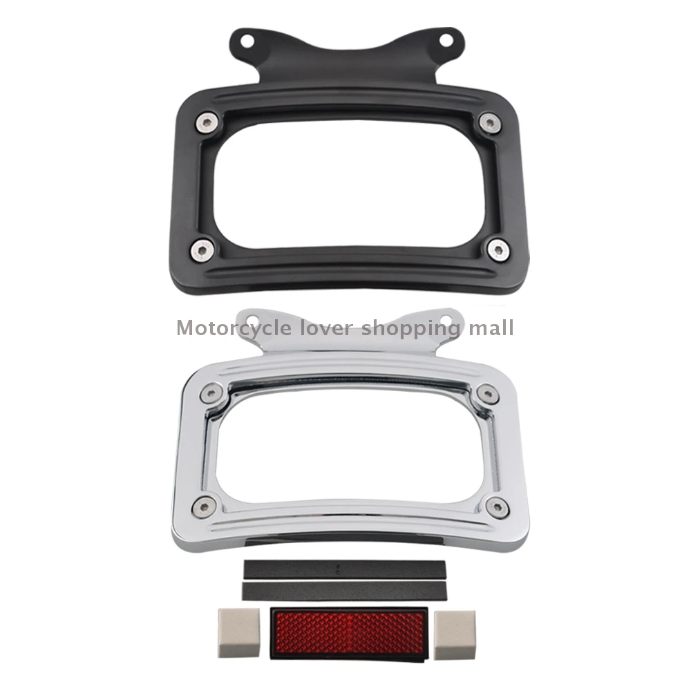 

Motorcycle Accessory Laydown Curved License Plate Frame For Harley Street Glide FLHX FLTRX FLTRX FLTRXS FLHRXS FLHXS 2010-2019