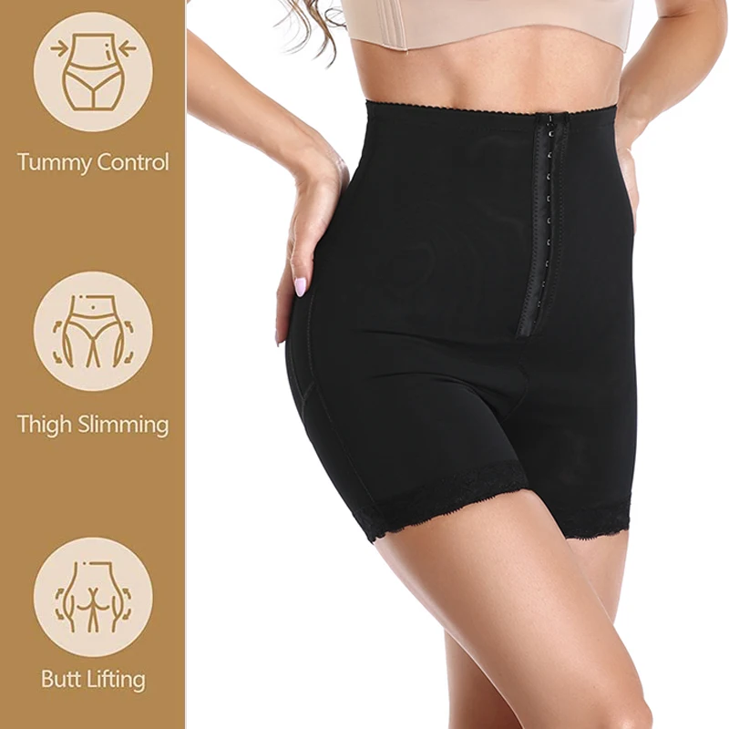 Women Tummy Control Panties Hight Waist Body Shaper Shorts Adjustable Waist Trainer Cincher Butt Lifter Slimming Shapewear Fajas