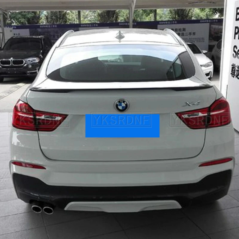 Для BMW F26 X4 2015 2016 2017 2018 Материал ABS Неокрашенный цвет P Стиль Задний спойлер