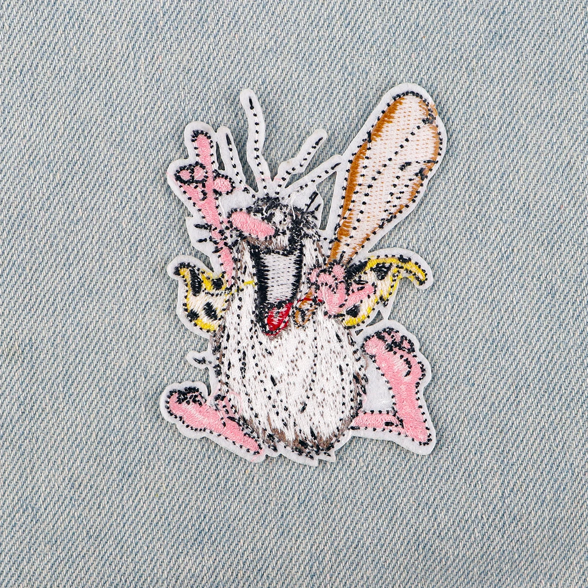 Универсальные Мультяшные вышитые нашивки для детей школьная одежда наклейки на