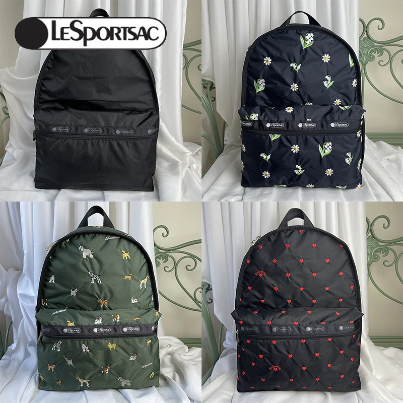 

Genuine LeSportsac Hello kittys Snoopy Miffy Backpack New Casual cartoon Portable Large Capacity schoolbag Gifts Sanrio Bag