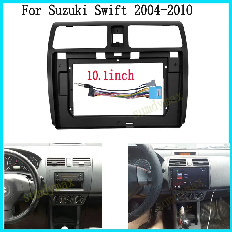 10 1-дюймовый 2Din автомобильный радиоприемник для Suzuki Swift 2004-2010 Dzire 2008-2010 большой