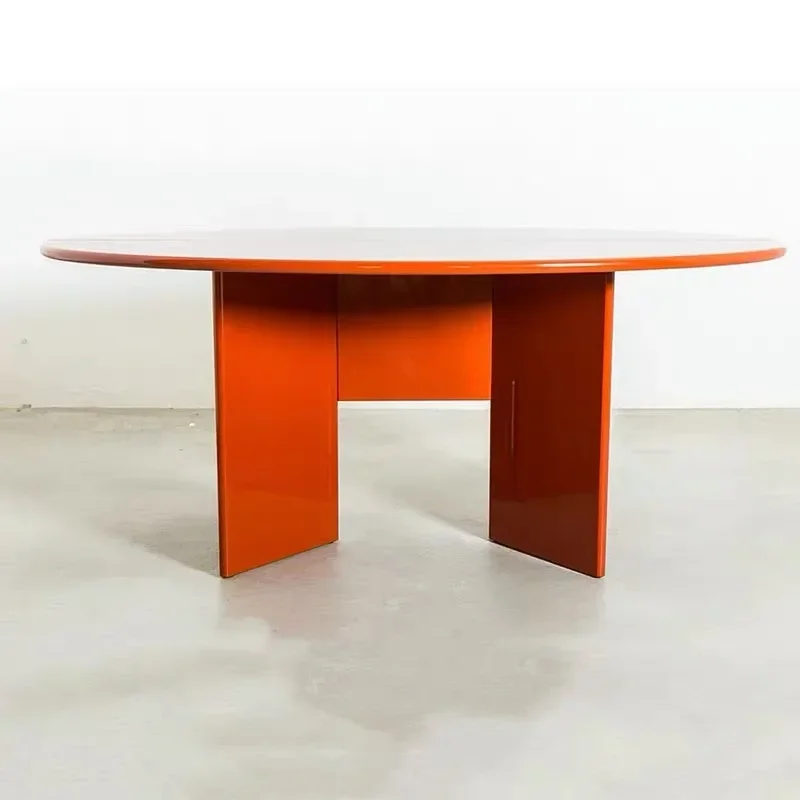 Фото Новое поступление Möbel Frankreich Farbe Optionaler Couch Tisch Aus Holz Wabi-Sabi Wohnzimmer Kombination Runder Couch Tisch №5