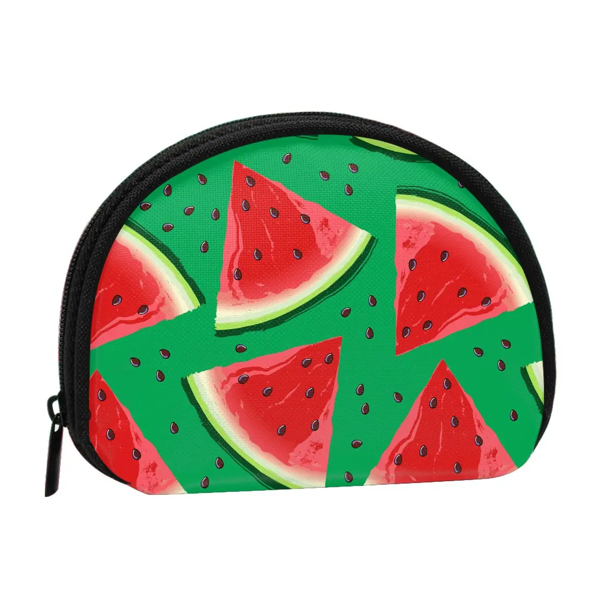 

Watermelon 3D Printing Coin Purse Ladies Shopping Portable Silver Coin Bag Travel Mini Credit Card ID Card Bag Gift
