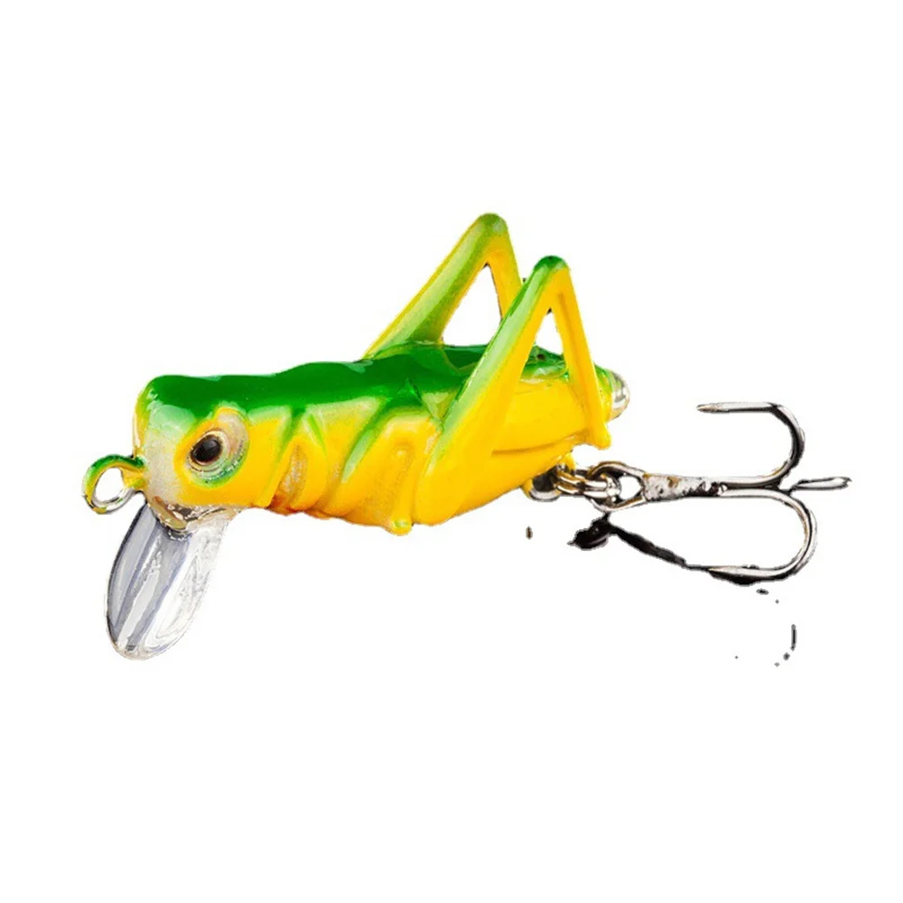 

Sub Bait Grasshopper 3d Eyes 4.5cm Fake Bait Sharp Hook Lifelike Lure Lure Lure Bait Bionic Bait Small And Smart Bait 3.1g