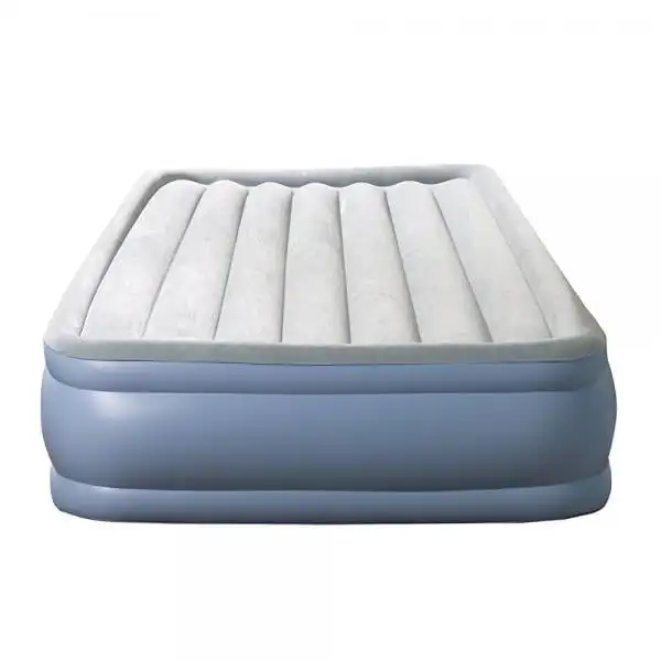 

Hi-Loft Inflatable Air Mattress Raised-Profile Air Bed with External , Full