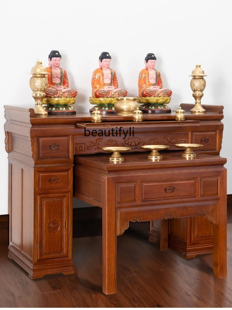 Алтарь домашний храм Будды стол для поклонения бодхисаттвы современный