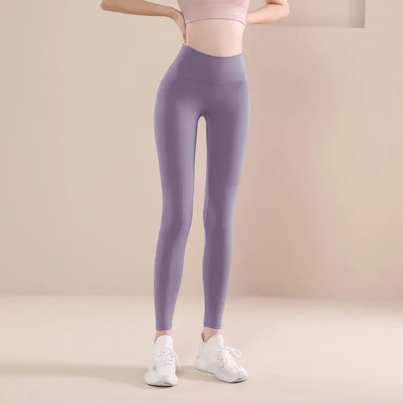 Women Yoga Pants Autumn Winter Warm High Waist Fitness Hip Lift Leggings Running Sports Workout Outer Wear Naked Feeling Tights