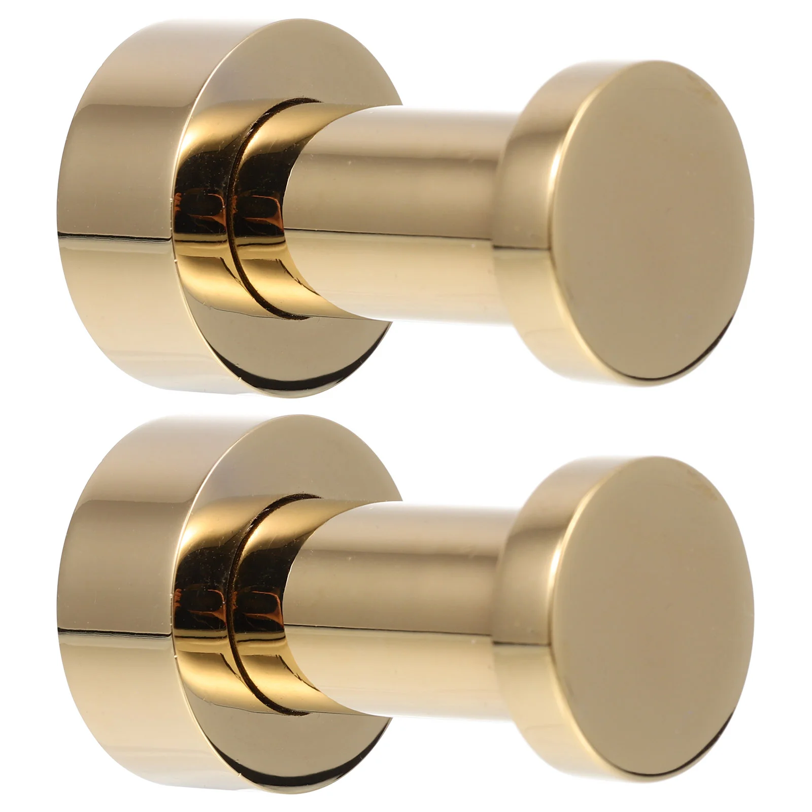 

2pcs Round Towel Hooks Bathroom Shower Hooks Door Hangers Brass Coat Door Hooks