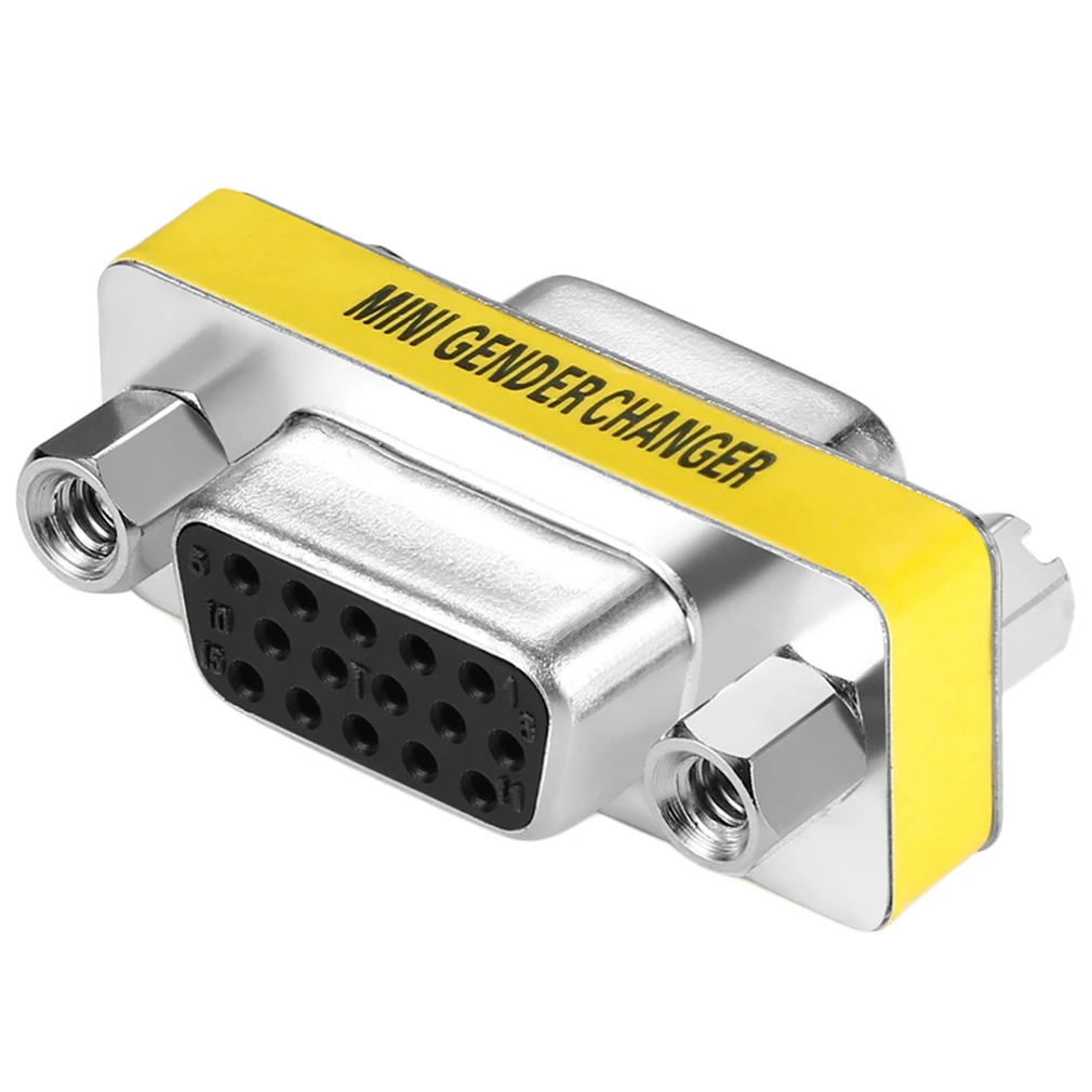 Переходник VGA F/F профессиональный преобразователь с 15 контактами - купить по