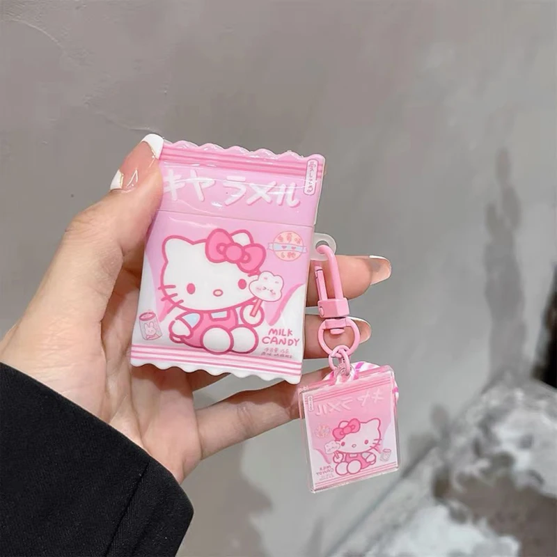 

Sanrio Hello Kitty With Candy pendant For AirPods 3 Case Apple AirPods 1 2 AirPods Pro 2 Case IPhone Earphone Accessories Cover