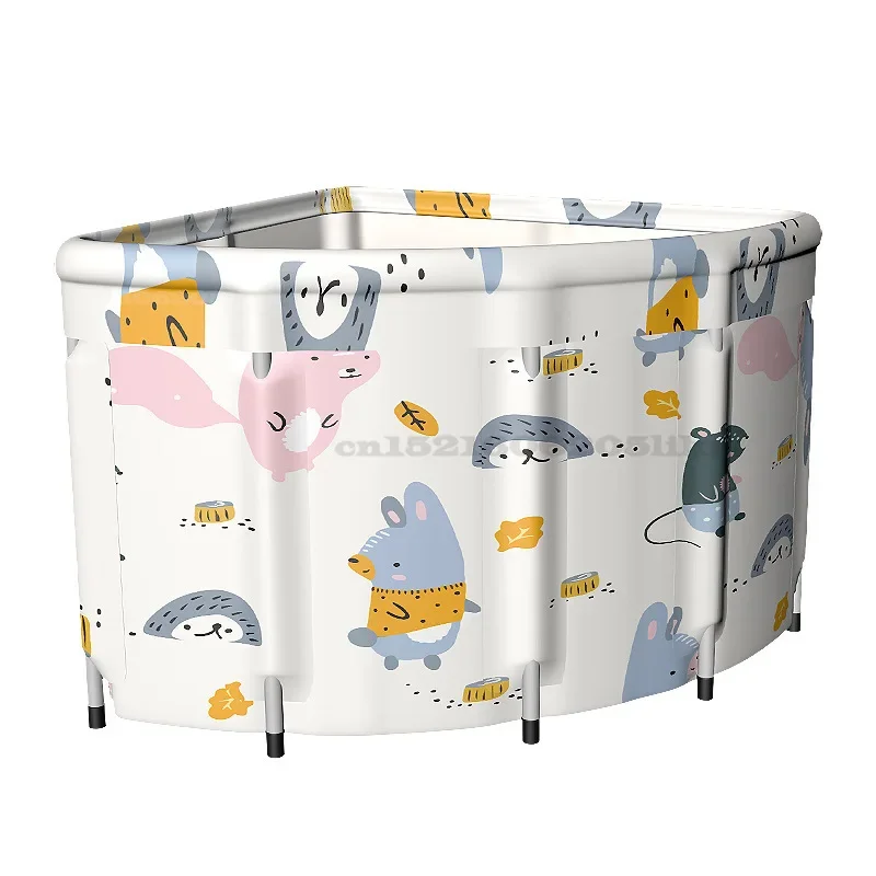 Портативная угловая Складная Ванна большая ванна для взрослых детский бассейн