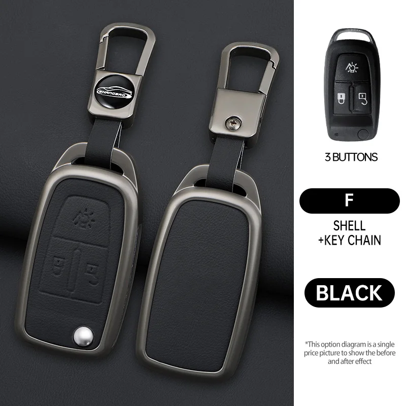 

Складной чехол для автомобильного ключа из цинкового сплава с 3 кнопками для DAF 106 CF Euro 6 2022 XG XF, флип-брелок с дистанционным управлением, аксессуары для грузовиков