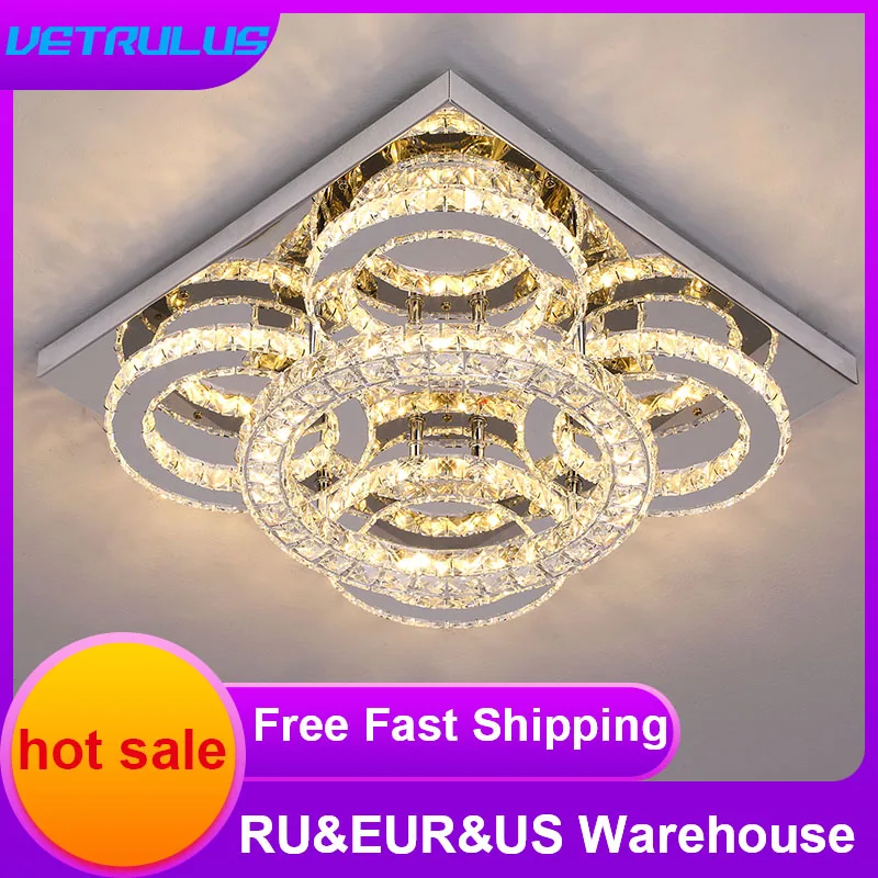 Modern Ceiling Lamp Remote Control Smart Led Chandelier for Living Dining Room Luminaire Nordic Decor Lighting Indoor Fixture