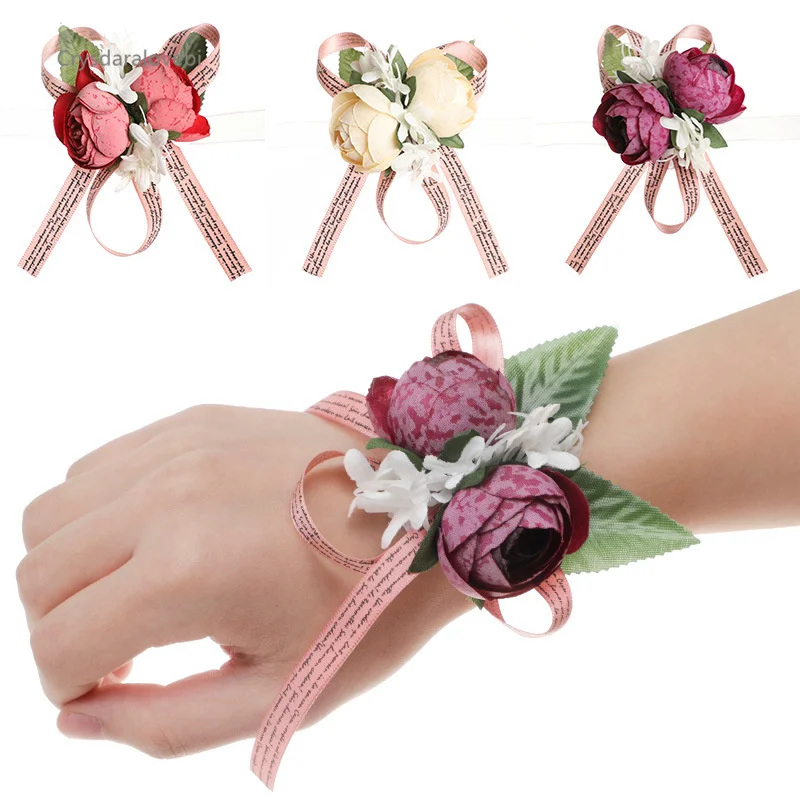 

5 шт., декоративные цветы на запястье