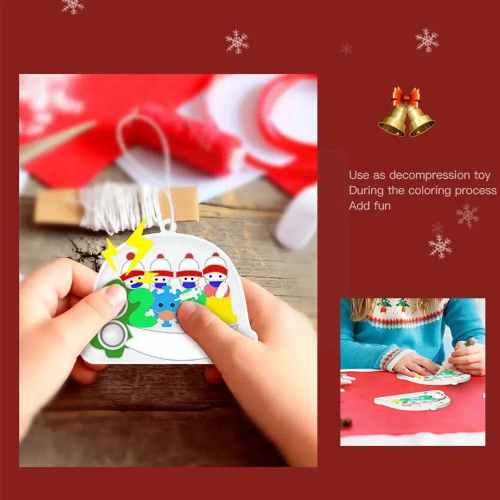 

Christmas Diy Decompression Toys Christmas Bubbles The The Painted Color Picture To Be Toys Needs Christmas Rainbow Shown I I0o2