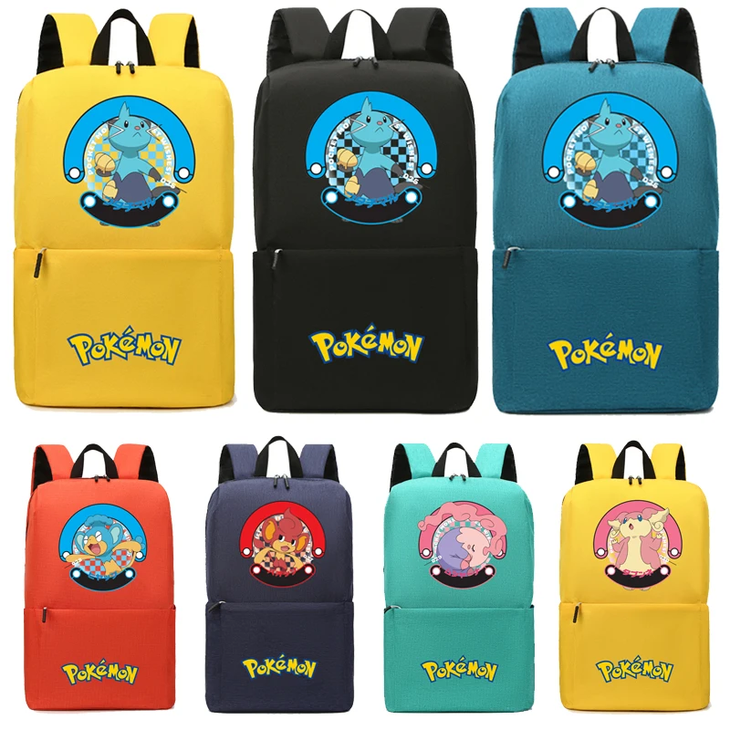 

Anime Pokemon Backpacks Pikachu Cosplay Squirtle Boy Girl Back To School Backpack Student Schoolbag Kawaii Travel Bags Teen Gift