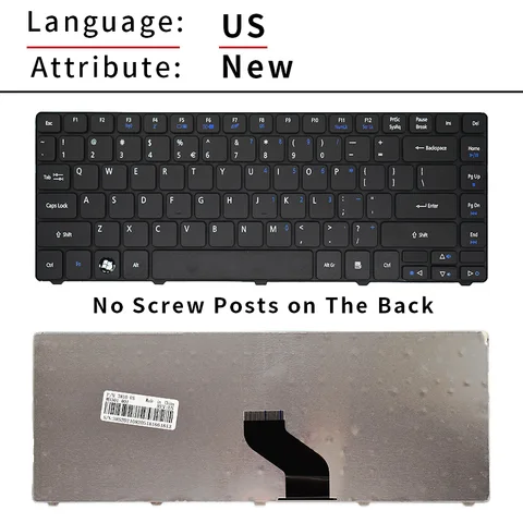 Новая клавиатура для ноутбука RUSSIAN Acer Aspire 4750G 3810 4743G 5942 4739Z 4820TG 4740 4740G 4741 4741G 4741Z 4741ZG 4743 4743G RU