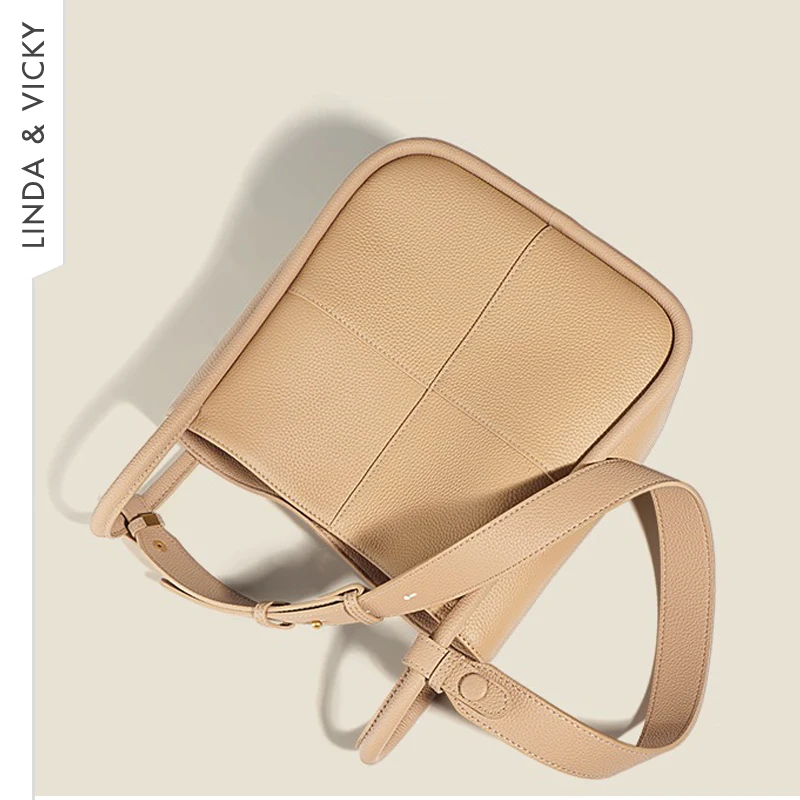 

Luxury Togo Cowhide Handbag Senior Brand Designer Fashion Women's Underarm Crossbody Bags Female Genuine Leather Shoulder Bag
