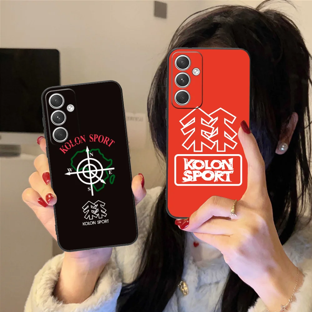 Чехол для мобильного телефона K-Kolon Sport Samsung Galaxy S24 S23 S22 S21 S20 S10 S9 Plus FE Ultra Lite черный