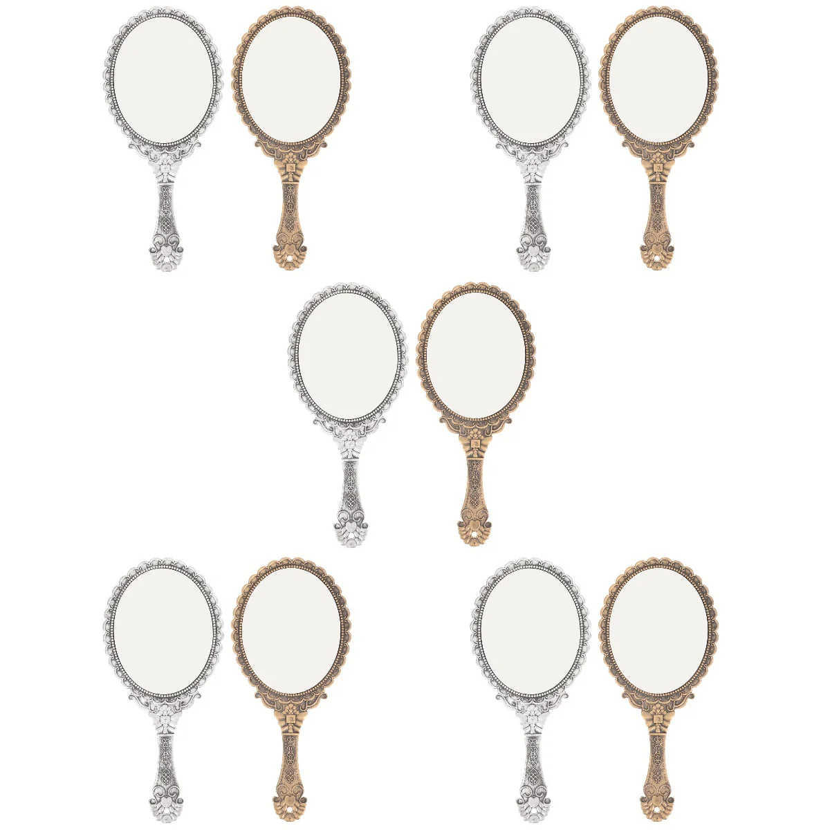 

Ручное зеркало для макияжа, женские ручные бытовые зеркала для туалетного столика, ручные зеркала для девушек