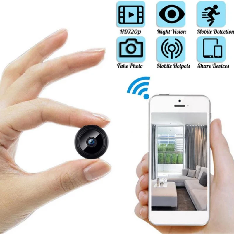 

Night Version A9 Mini Camera WiFi Camera 1080P Micro Voice Recorder Wireless Small Size Camcorders Video Surveillance IP Camera